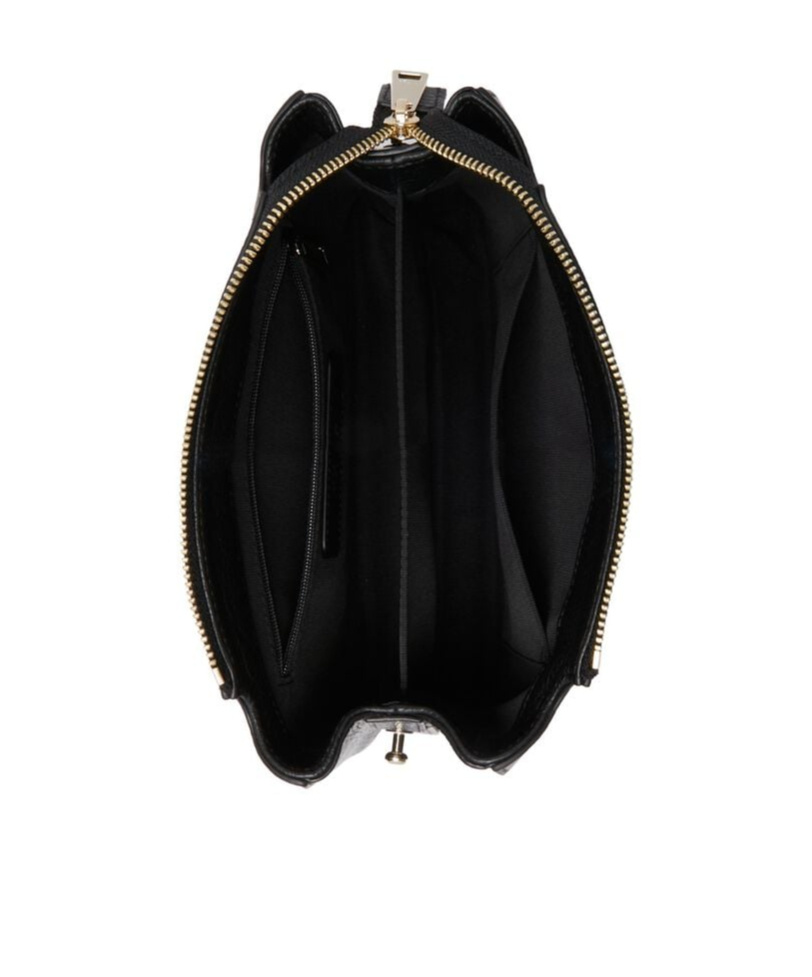 Shop Furla Nuvola Small Crossbody Bag In Black