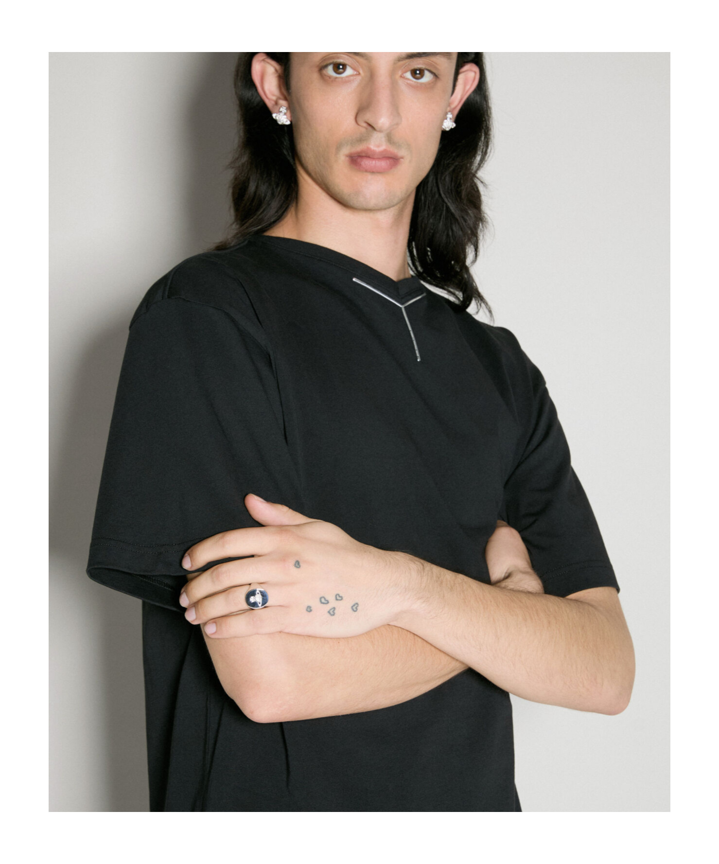 Vivienne Westwood Pattern Ring In Yellow