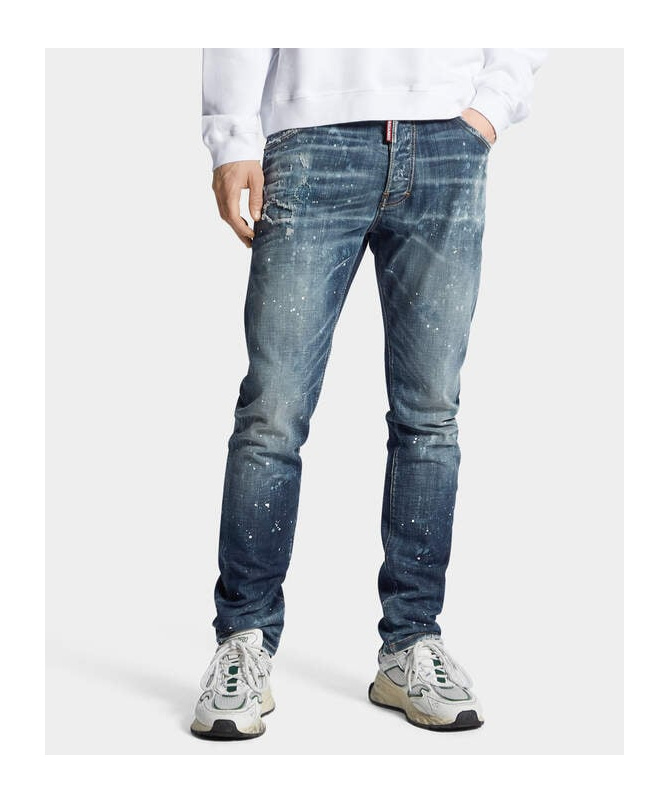 Dsquared2 Medium Galaxy Wash Cool Guy Jeans In Blue