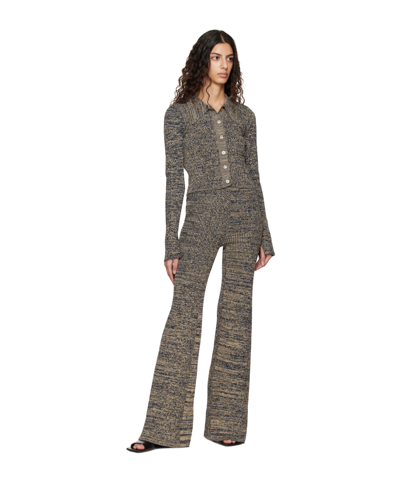 Remain Birger Christensen Soleima Straight-leg Knitted Trousers In Multicolor
