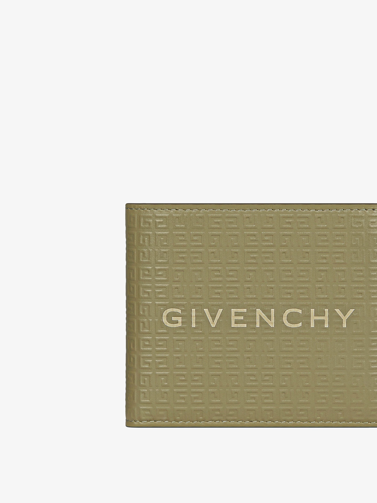 Givenchy 4g Micro Double Fold Wallet In Brown