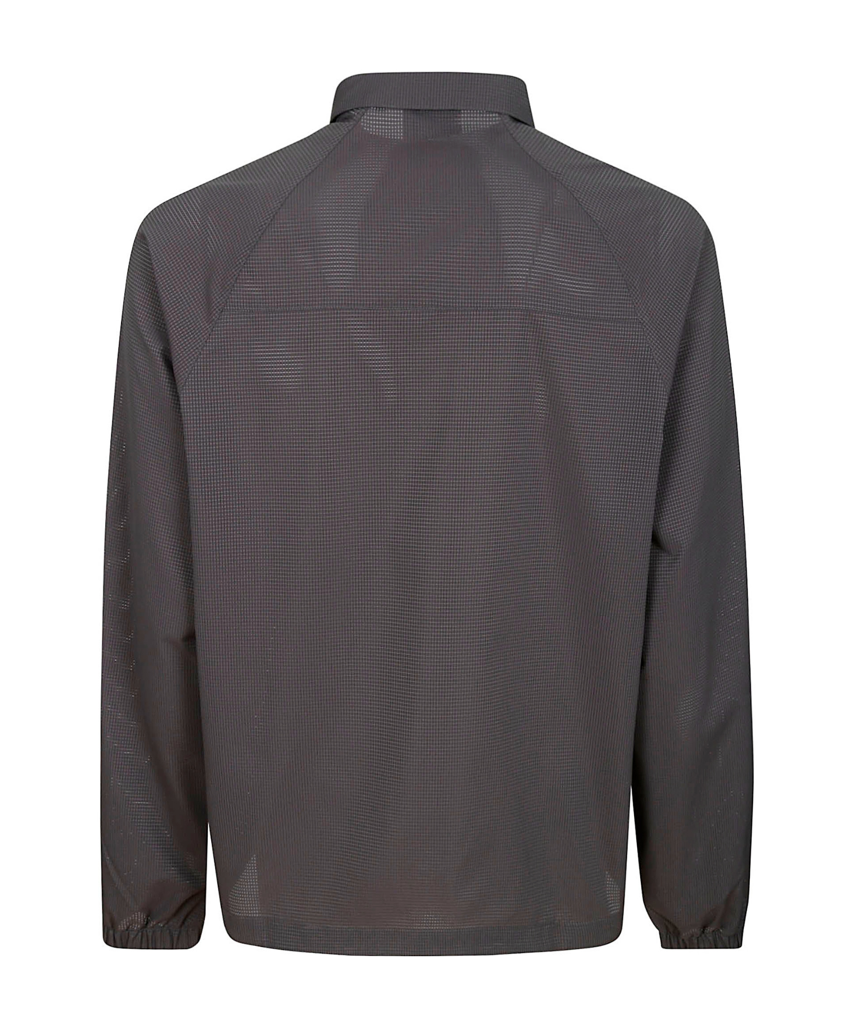 Roa Perforated Long-sleeved Shirt With Logo Detail In Black