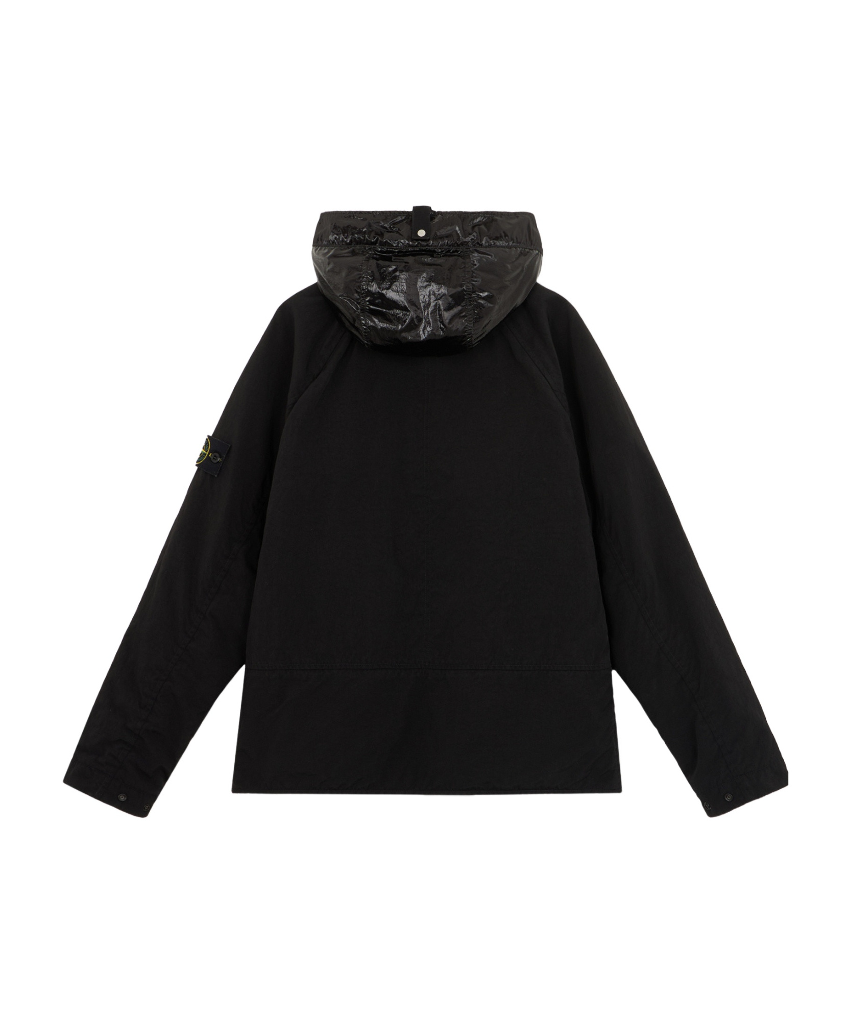 Stone Island Techno Fabric Jacket In Black