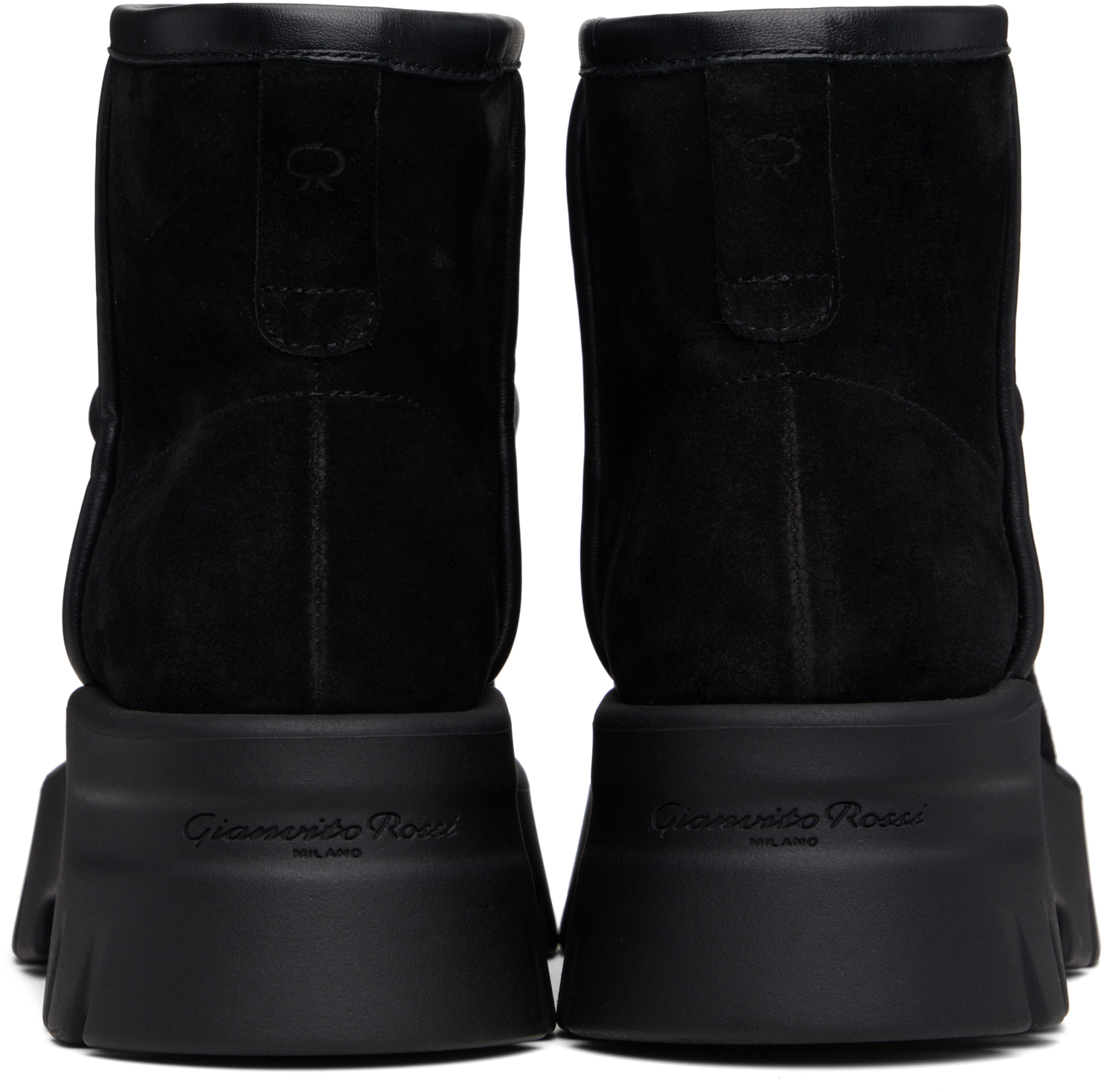 Gianvito Rossi Stormy Ankle Boots In Black