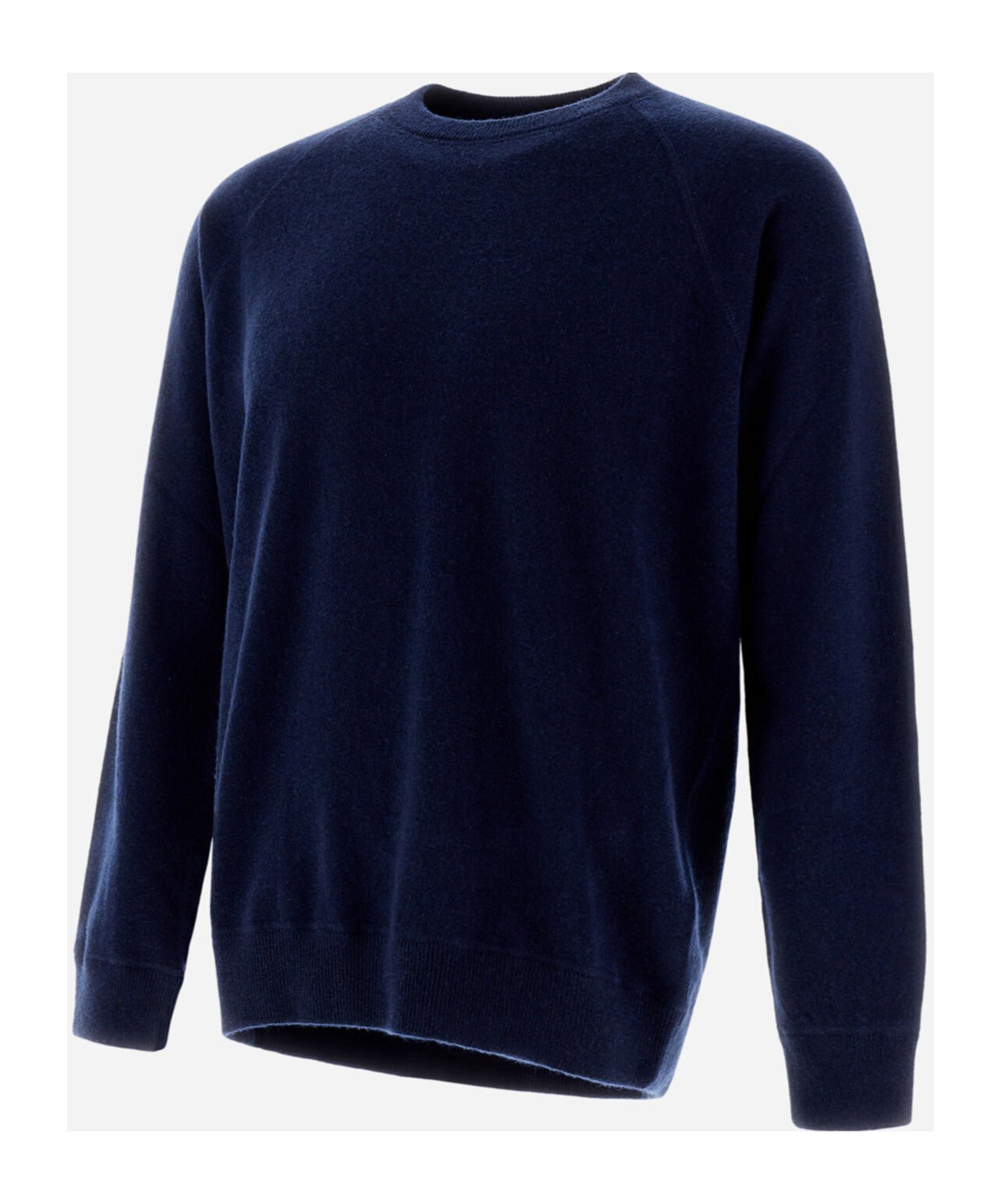 Herno Long-sleeved Crewneck Jumper In Black