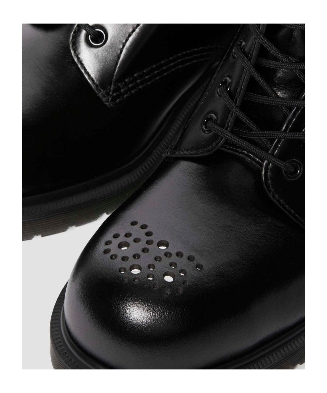 Dr. Martens' Strap-up Martin Boots In Black
