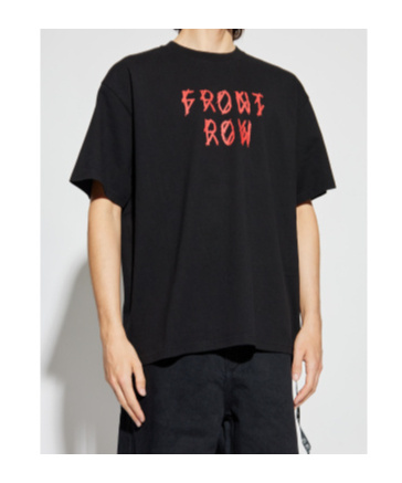 44 Label Group Drip Front Row T-shirt In Black