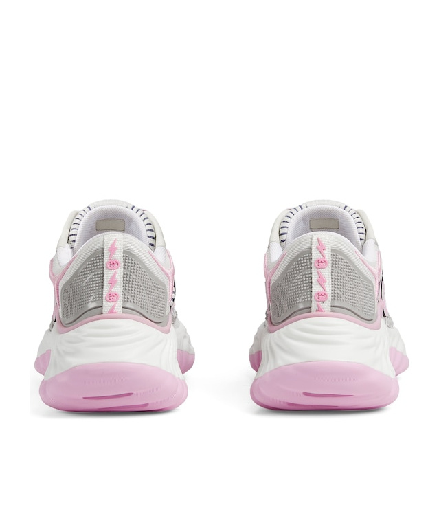 Gucci Ripple Lace-up Sneakers In White