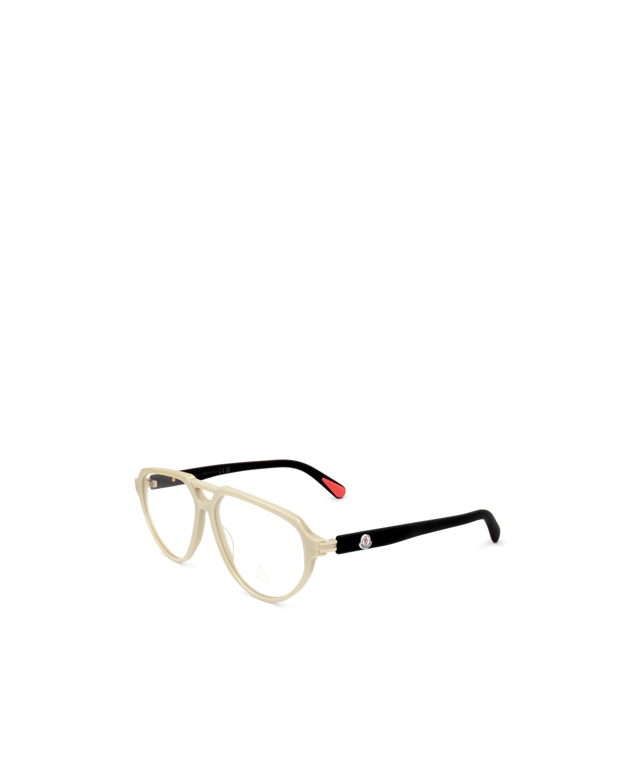 Moncler Logo Flat Mirror In Nude