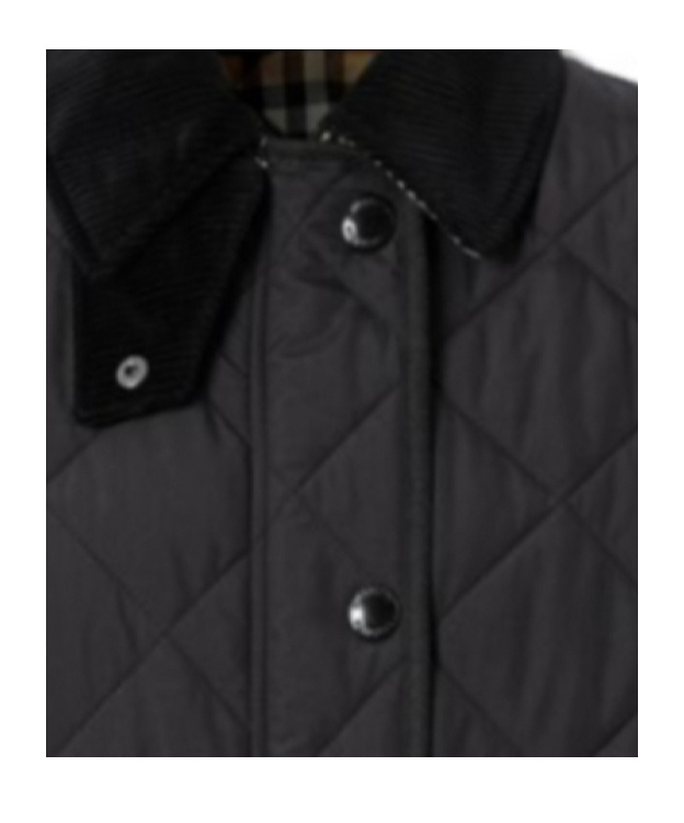 Burberry Diamond Quilted Thermoregulated Barn Jacket In Black
