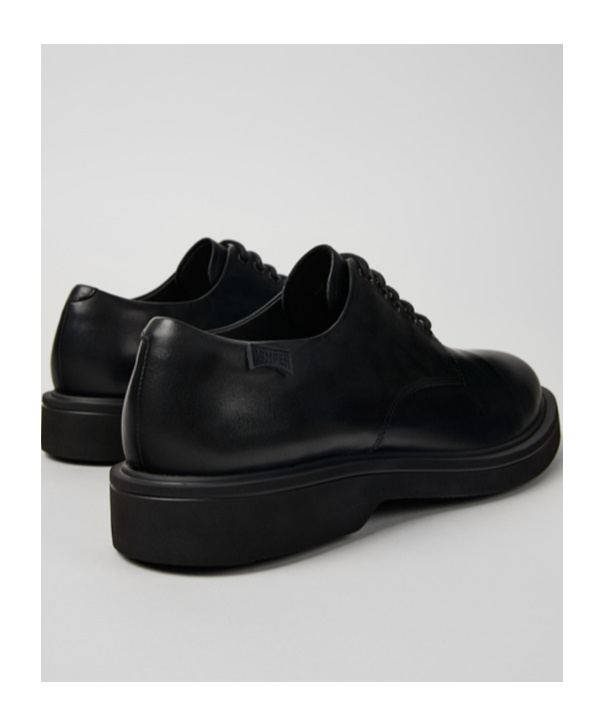 Camper Pix Plain Toe Derby In Black