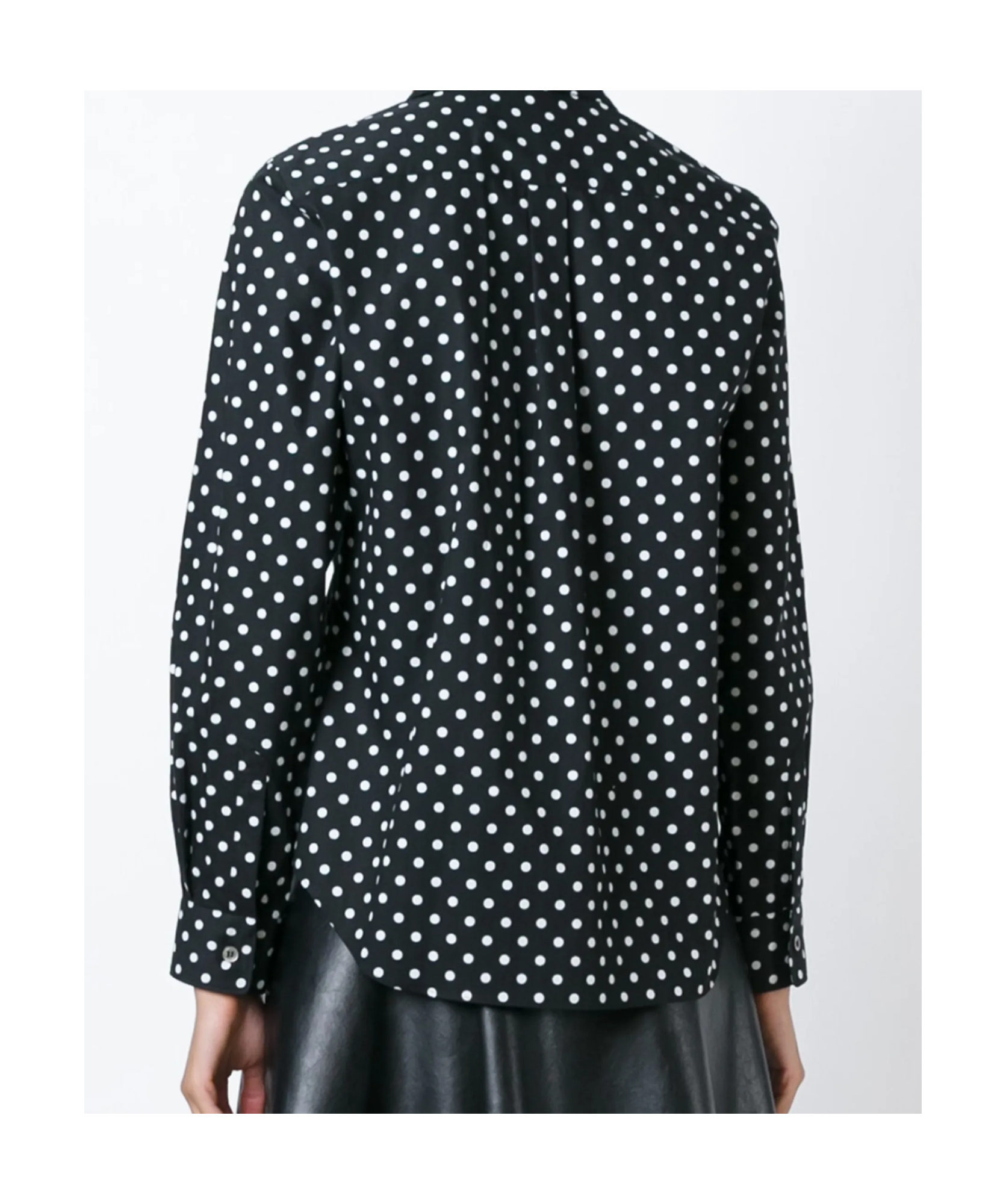 Comme Des Garçons Long Sleeve Shirt In Black