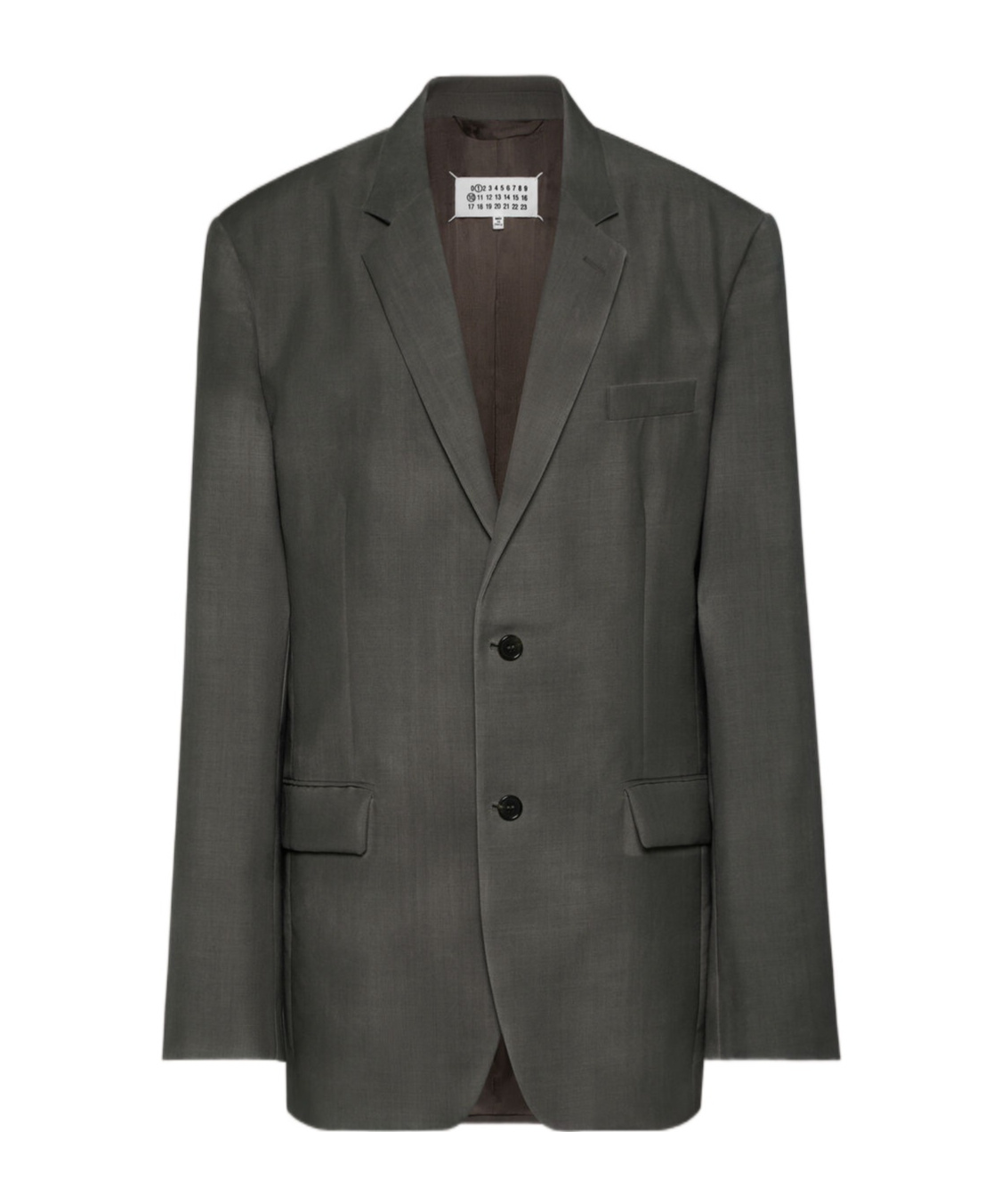 Maison Margiela Mohair Wool Blazer In Black