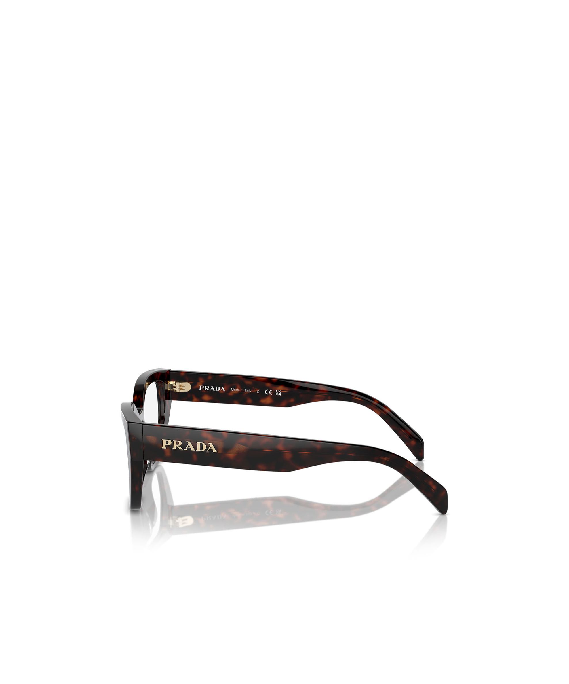 Prada Eyewear Cat-eye Glasses In Black