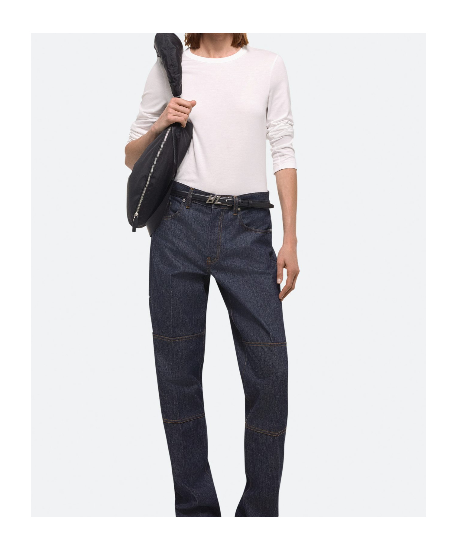 Helmut Lang Long-sleeved T-shirt In White