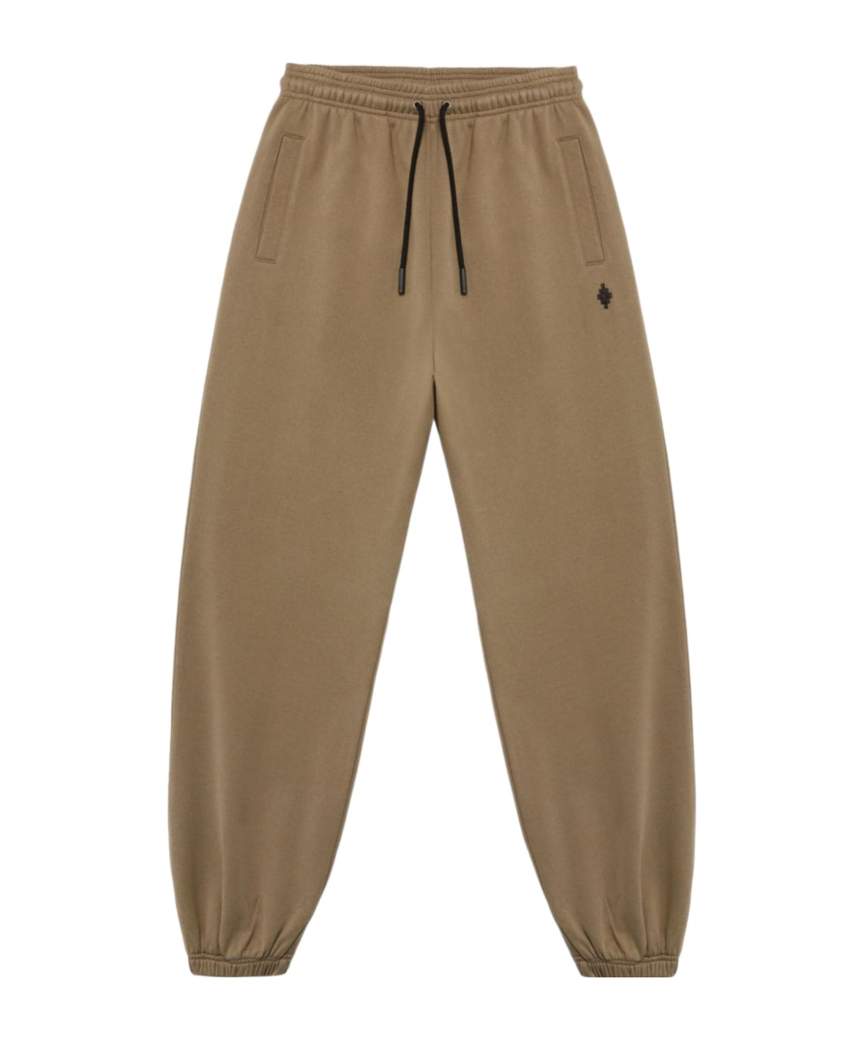 Marcelo Burlon County Of Milan Cross Tapered Track Pants In Brown