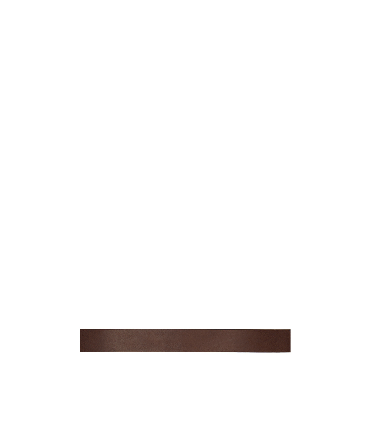 Diesel Belt With D Logo Buckle In Dark Brown