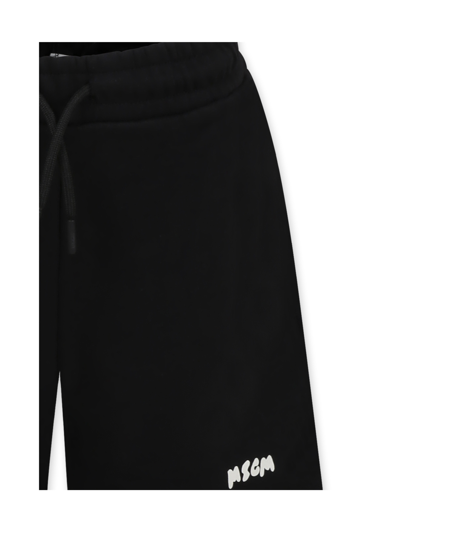 MSGM LOGO-PRINT TRACK SHORTS