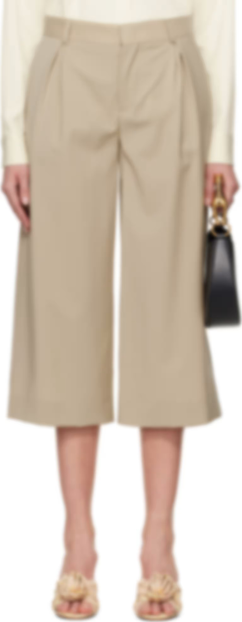 Moschino Belt Loop Casual Pants In Brown