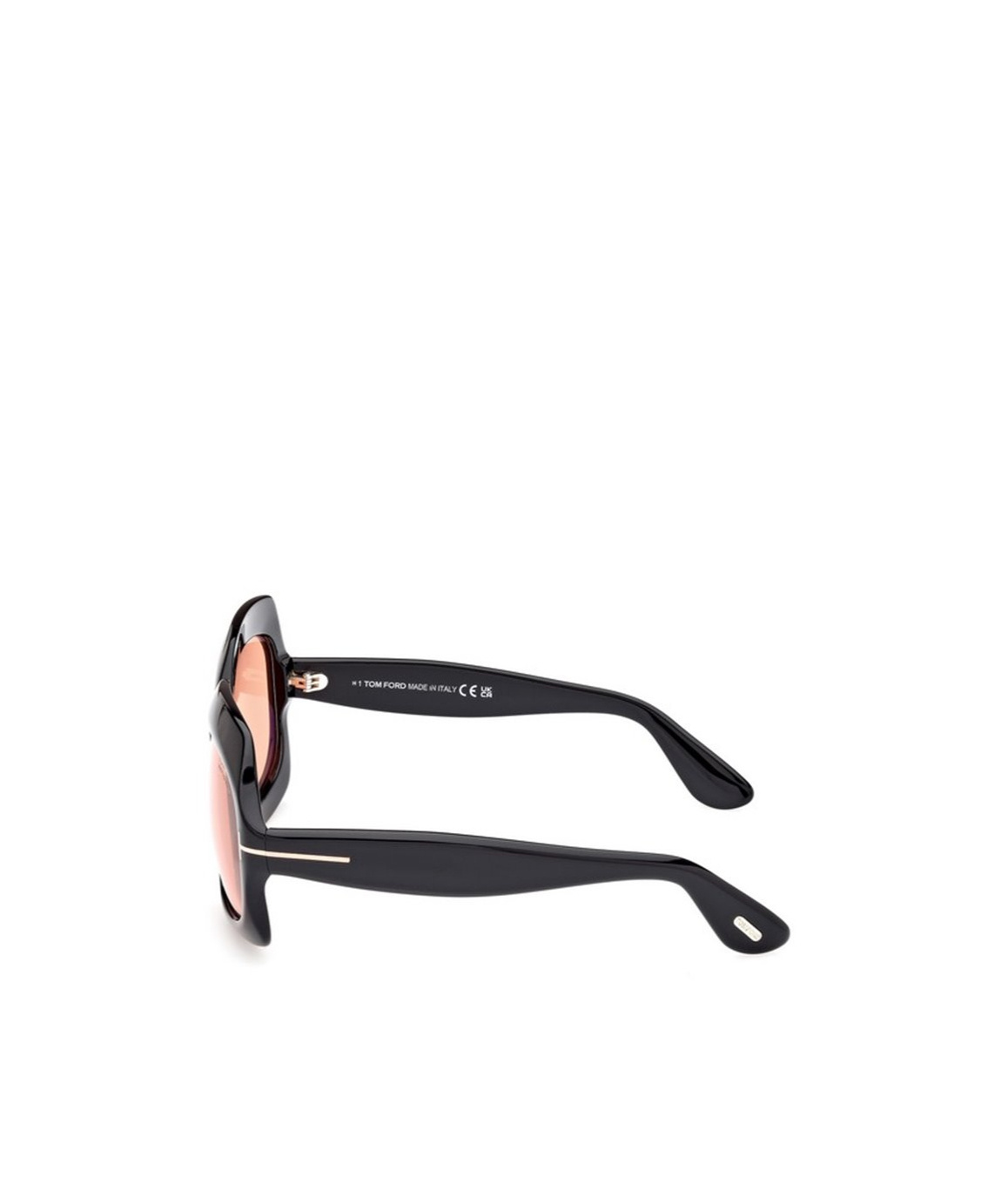 Tom Ford Ren Acetate Square Sunglasses In Nude