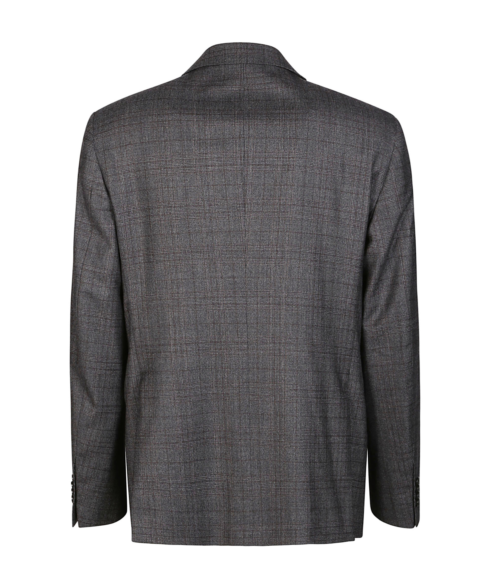 Tagliatore Check-pattern Wool Suit In Black
