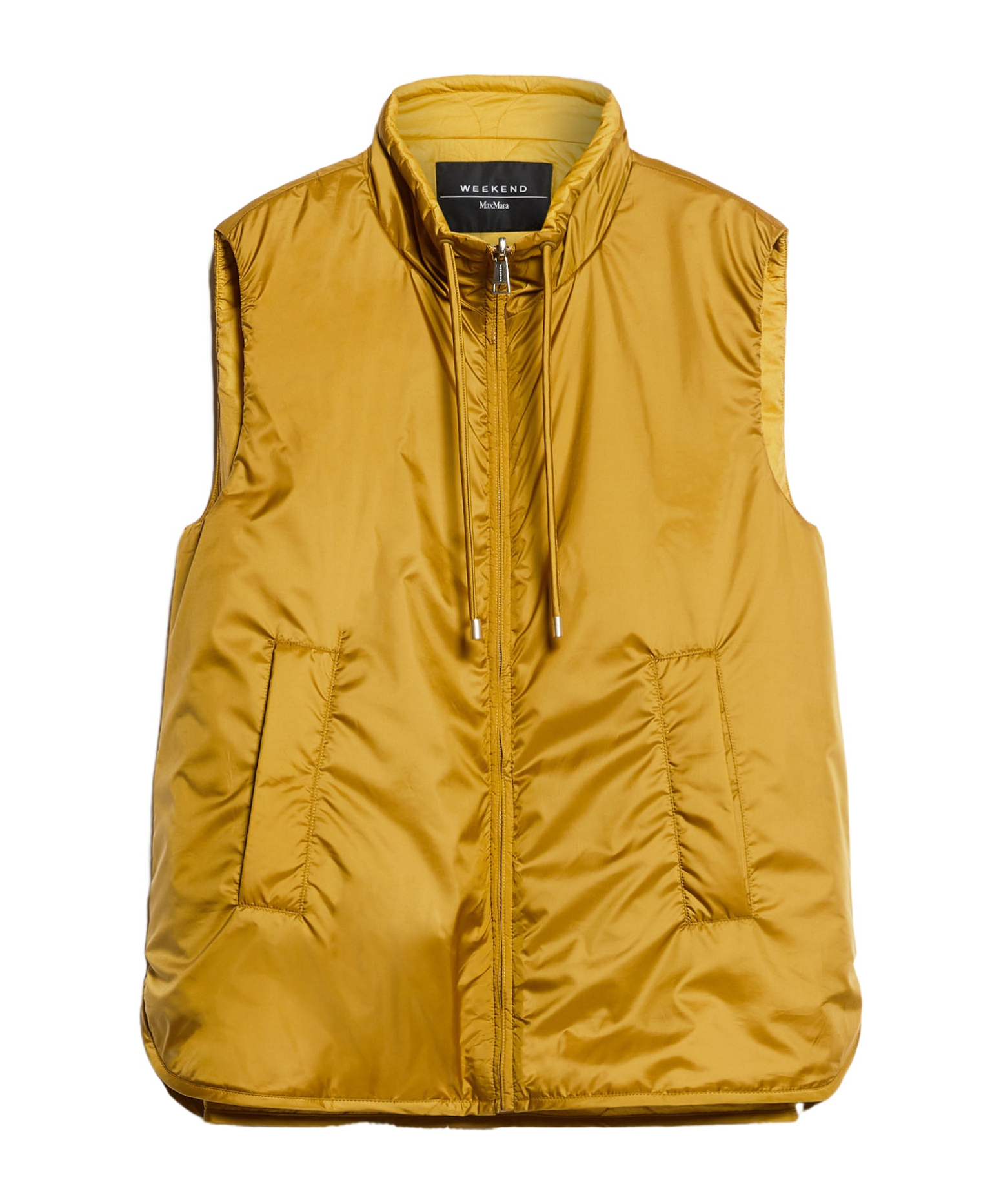WEEKEND MAX MARA WATERPROOF CANVAS DOUBLE-SIDED VEST