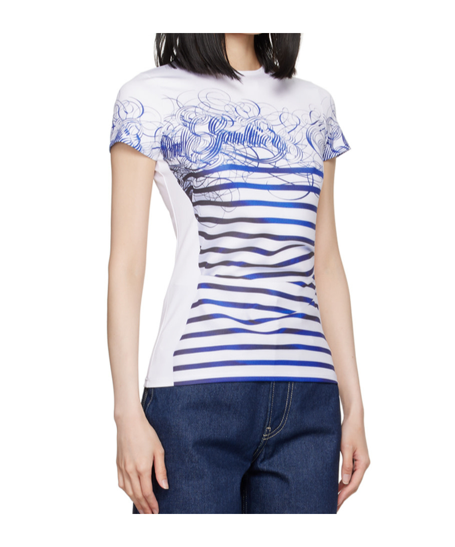 Jean Paul Gaultier Trompe L'oeil-print T-shirt In Multicolor