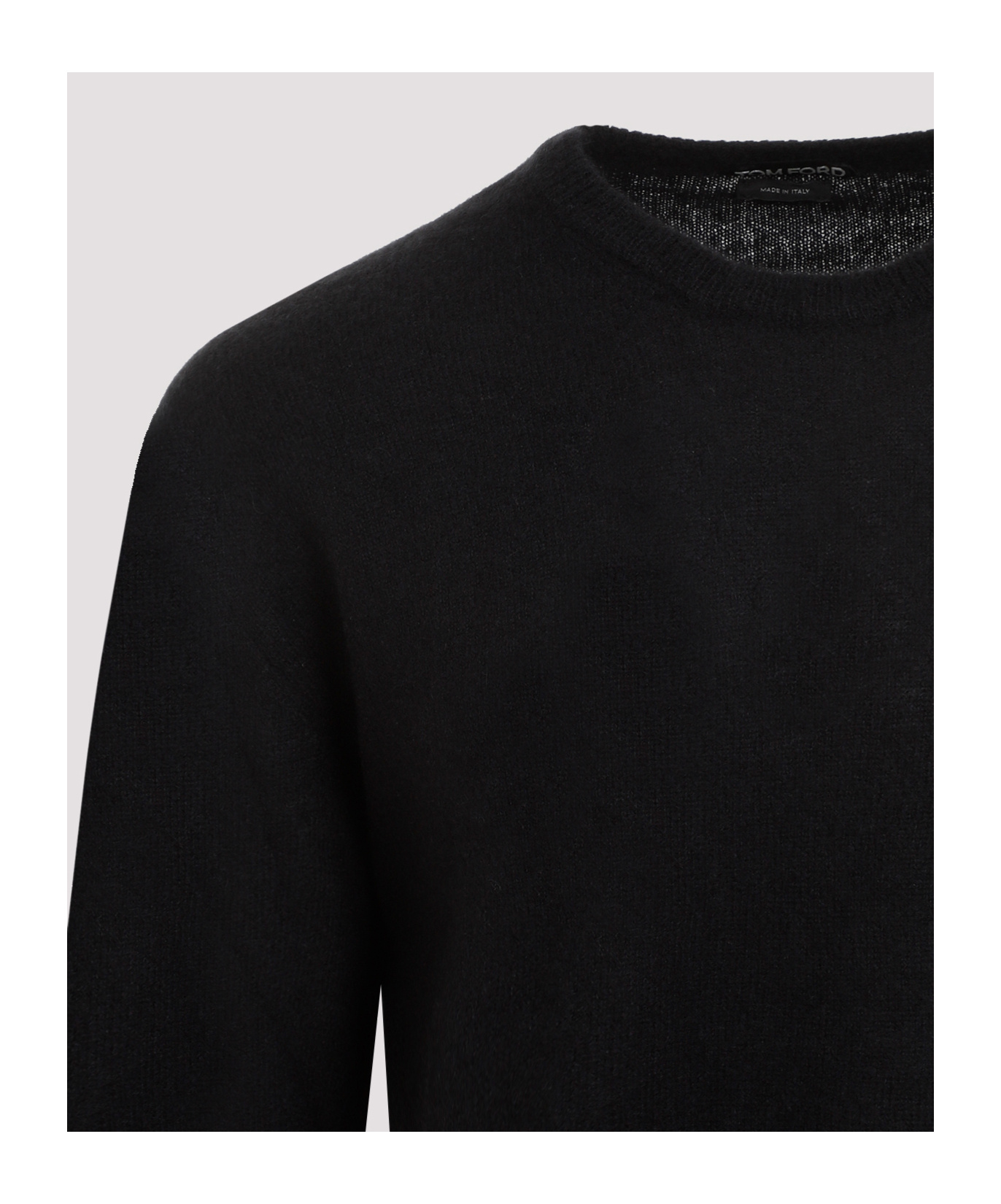 Tom Ford Men's Luxurious Wool And Silk Sweater In Black