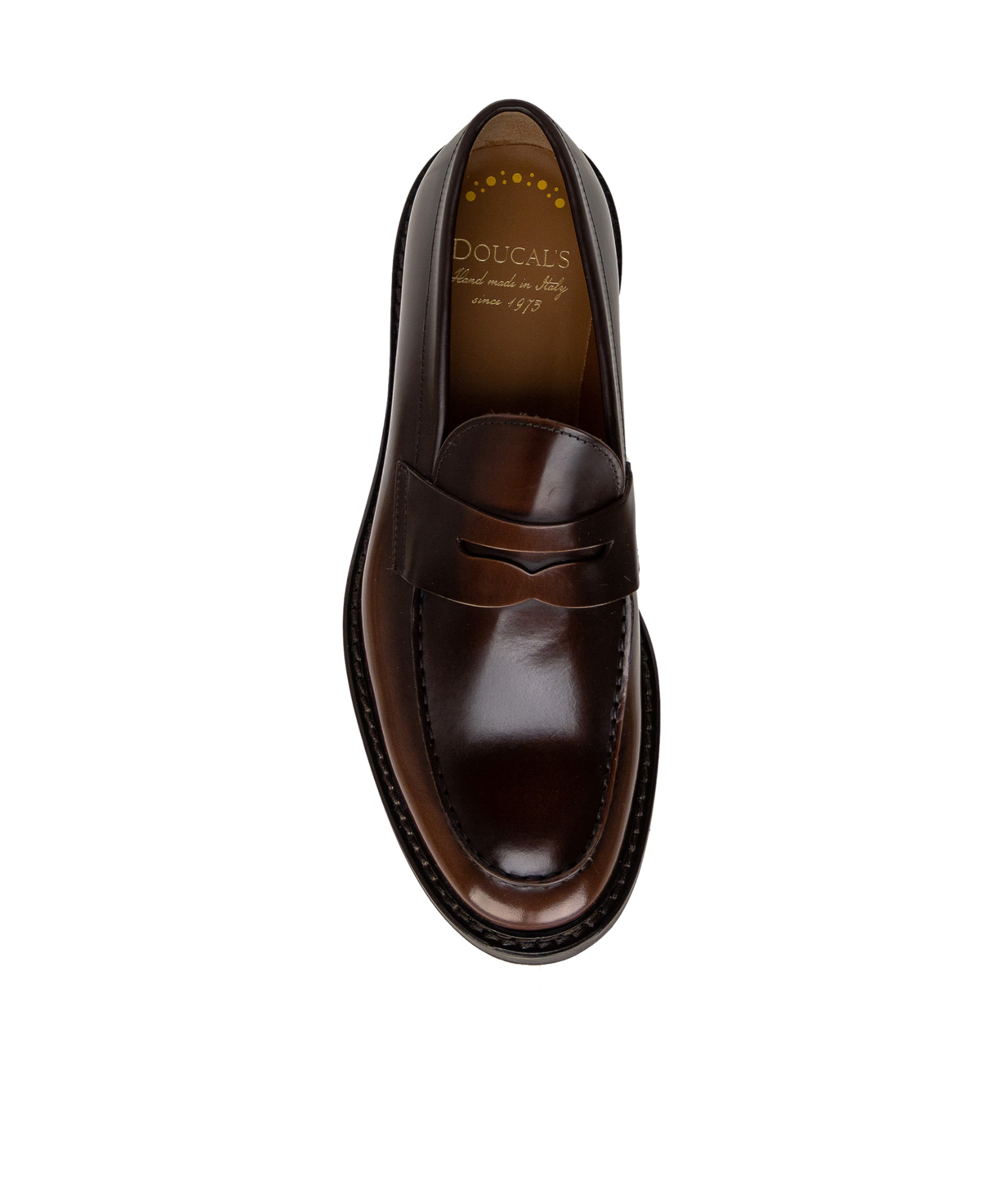 Doucal's Saddle Leather Loafers In Black
