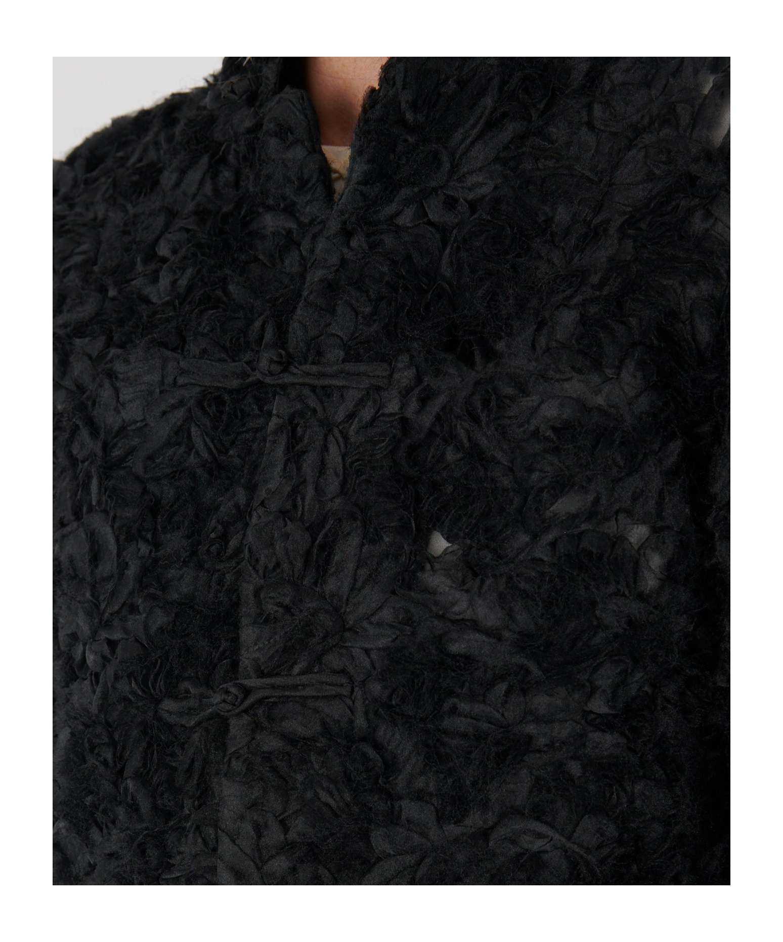 Comme Des Garçons Long-sleeved Casual Jacket In Black