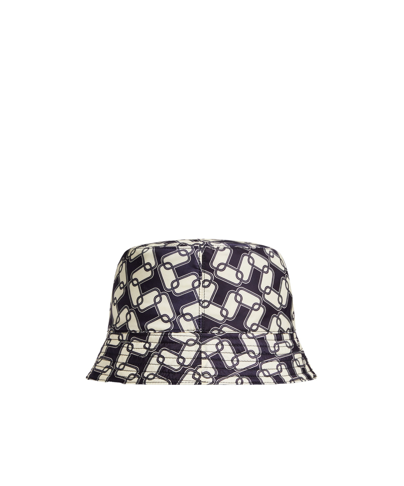 Moncler Logo Monogram Bucket Hat In Black
