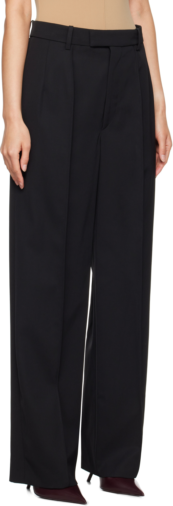 Shop Wardrobe.nyc X Rhw Palazzo Trousers
