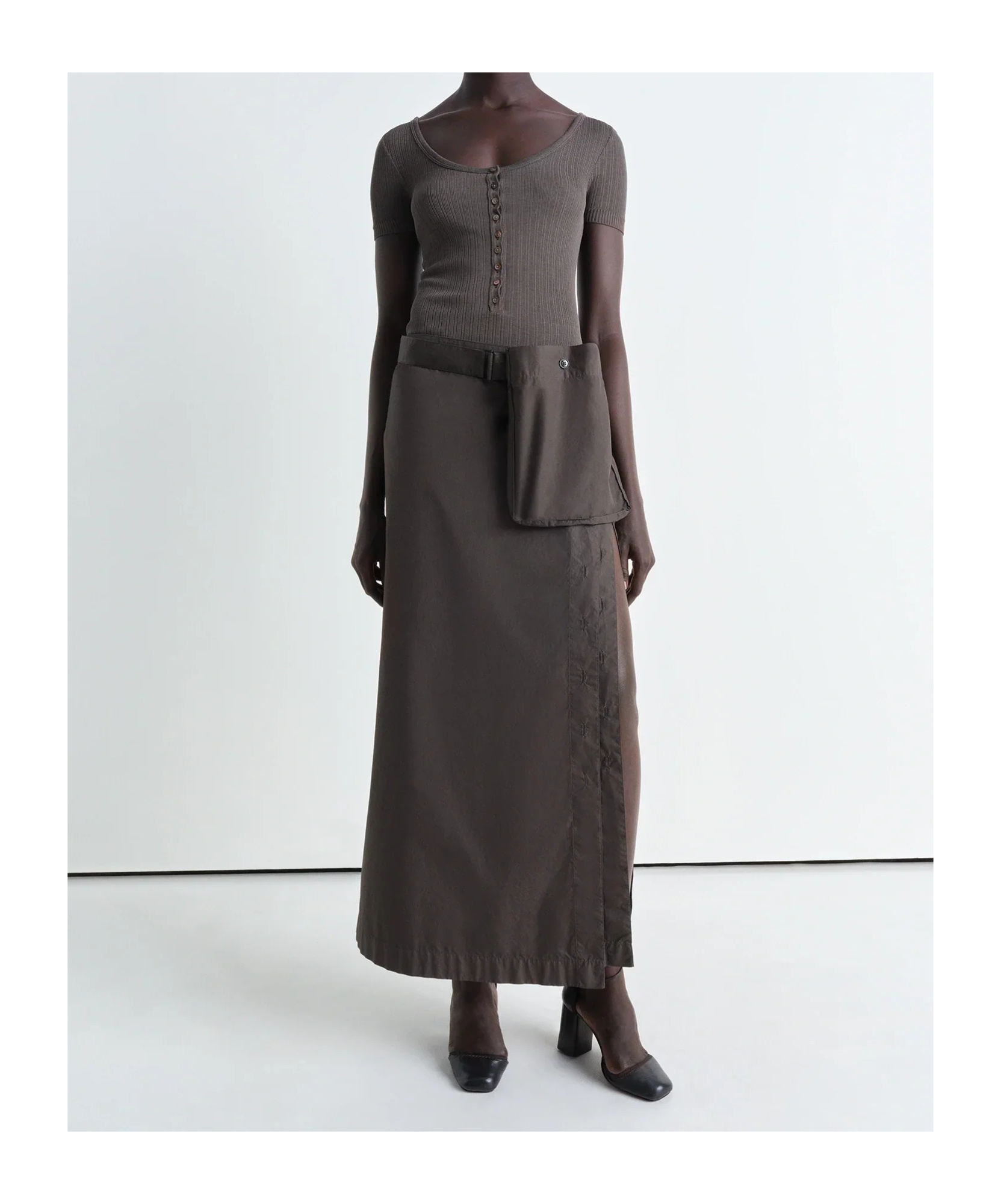 LEMAIRE BUTTONED SKIRT