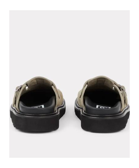 Kenzo Logo Muller Shoes In Nude