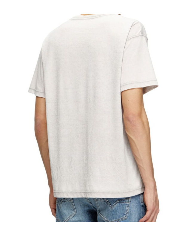 Diesel T-norm-t15 Graphic Print T-shirt In Pink
