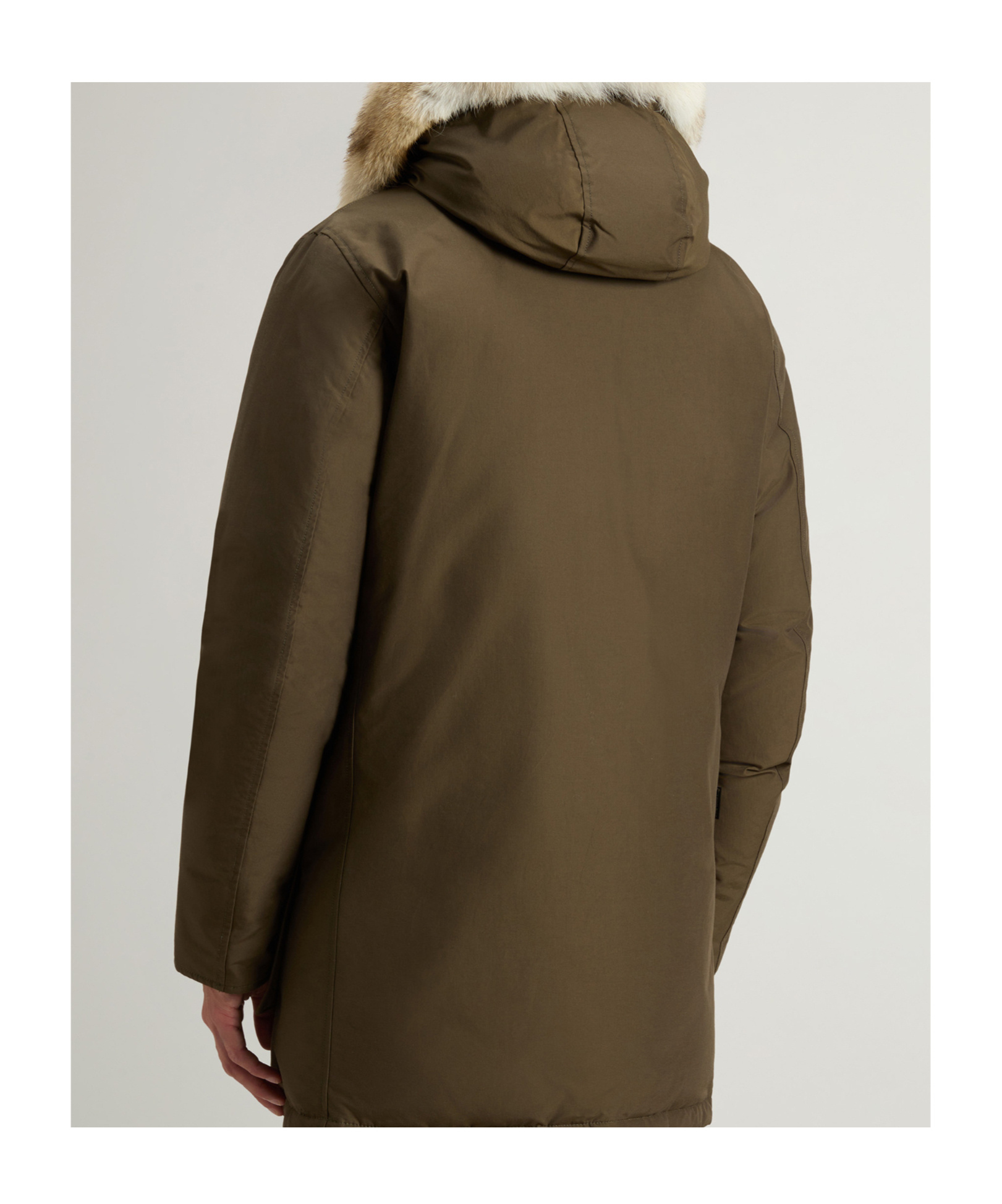 Woolrich Long-sleeved Cotton-padded Jacket In Multi