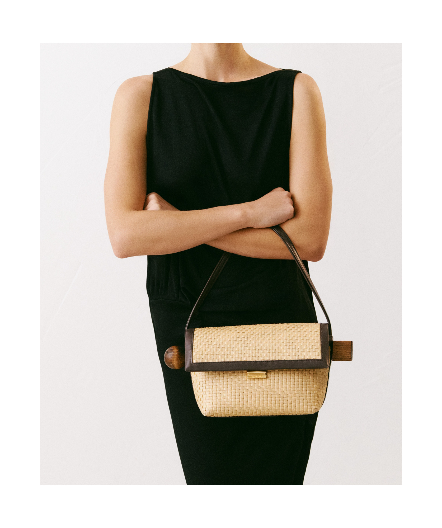 Jacquemus Shoulder Bag With Flap In Nude