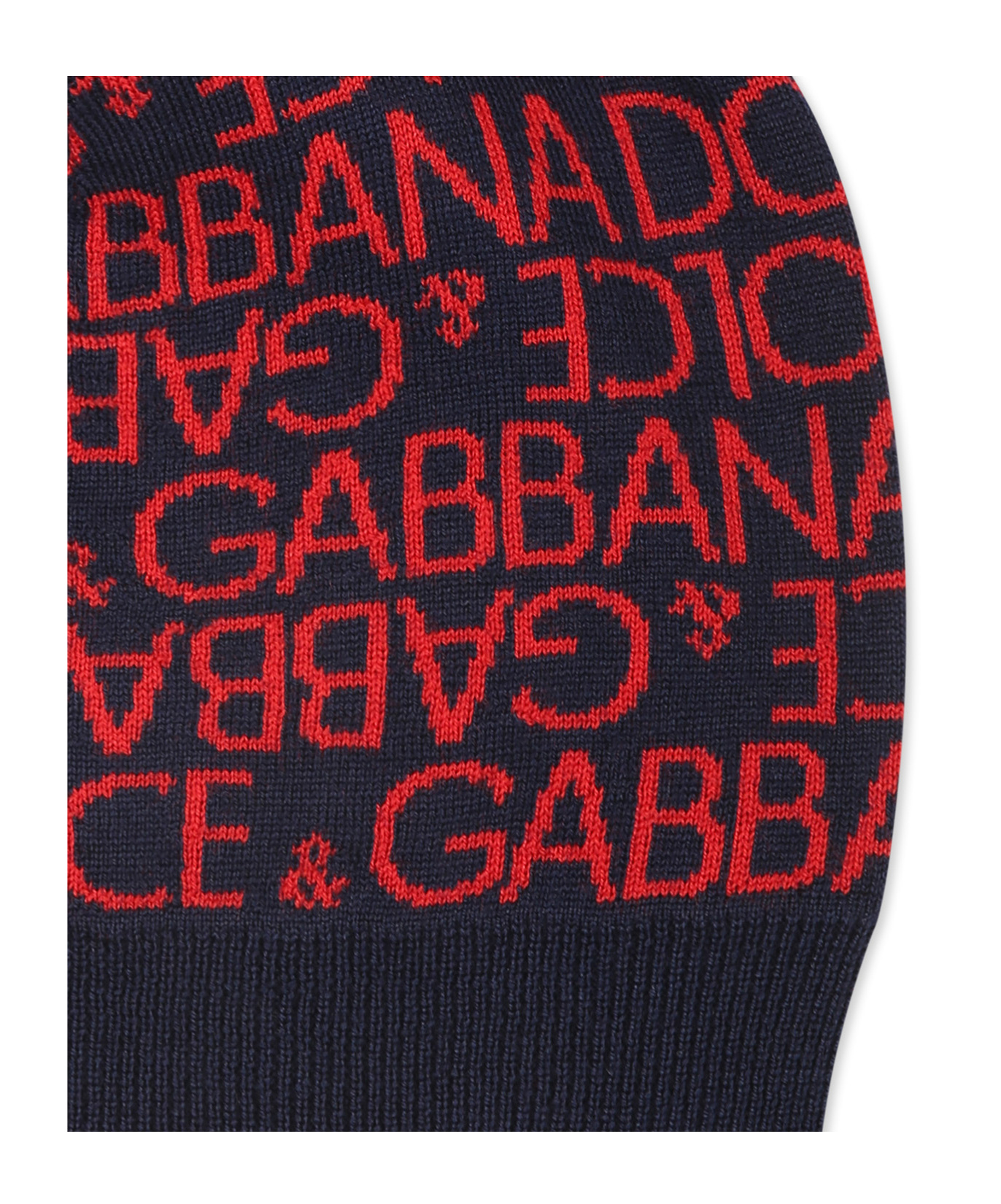 Dolce & Gabbana Knitting Hat In Black