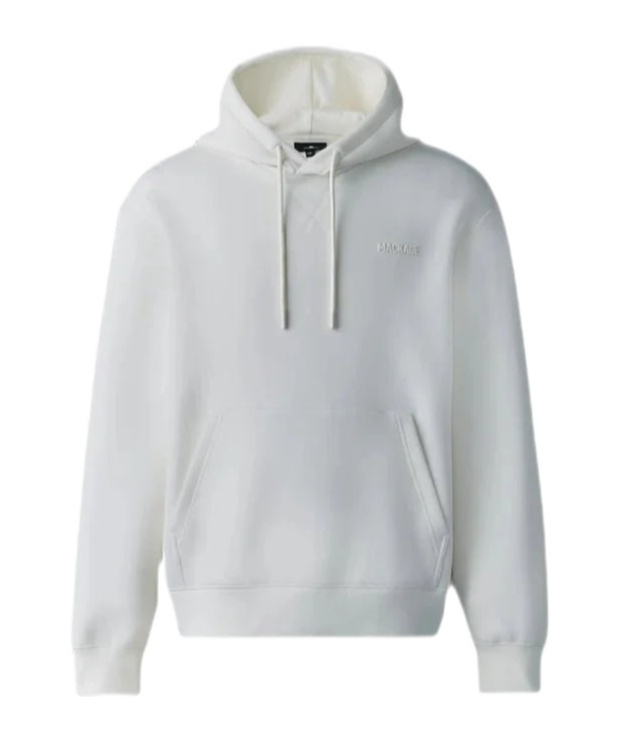 Mackage Long-sleeved Hoodie In White
