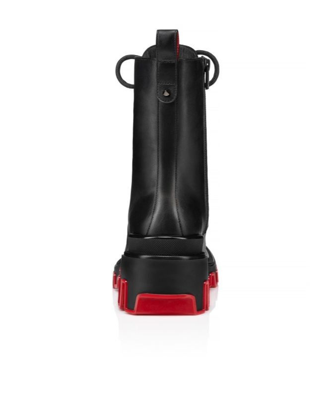 Christian Louboutin Lacing Short Boots In Black