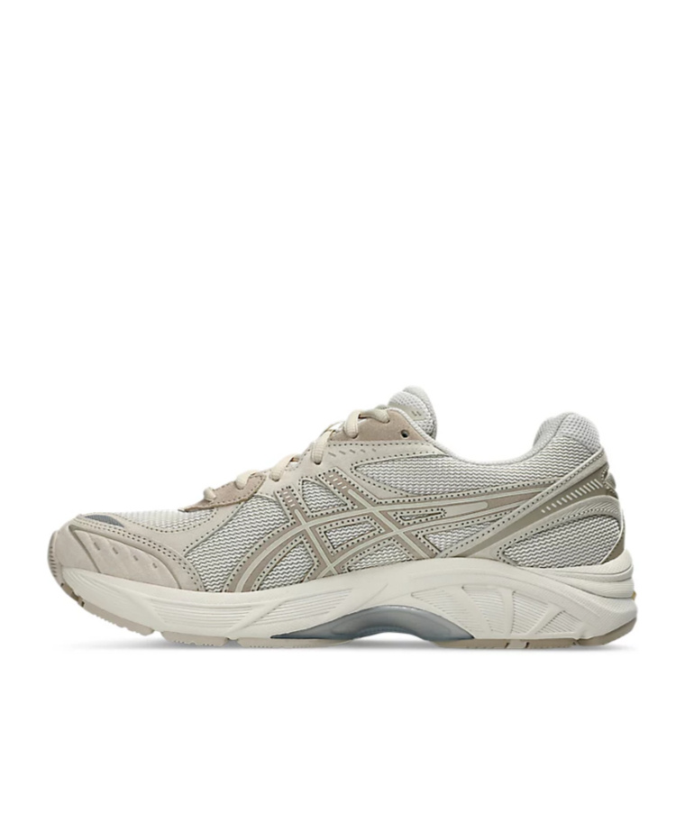 Asics Lace-up Sneakers In Cream/feather Gray