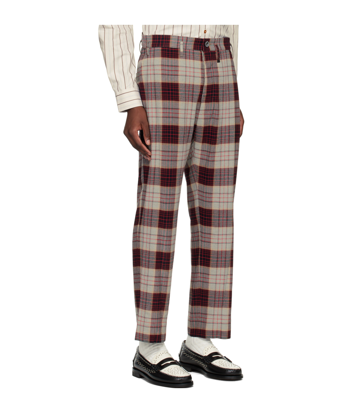 Vivienne Westwood M Cropped Cruise Trousers In Multicolor