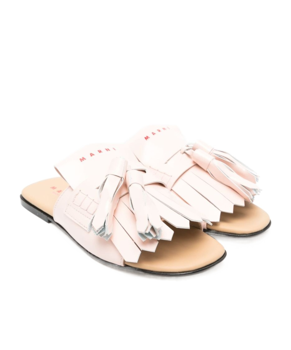 Marni Tassel-detail Sandals In White