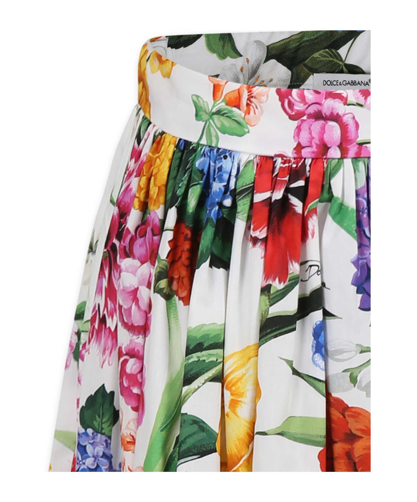 Dolce & Gabbana Floral Pattern Skirt In Multicolor