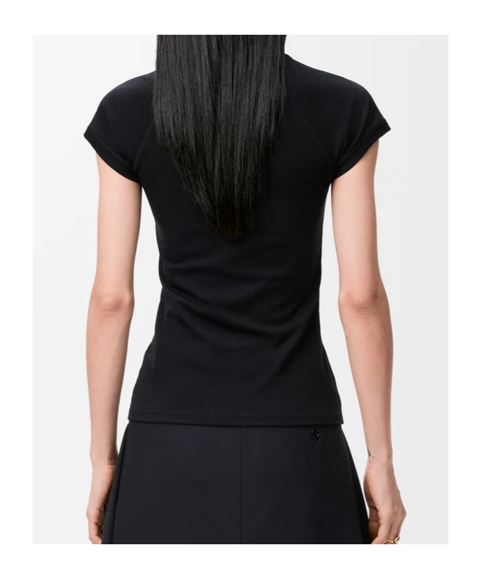 Loewe Small Fit T-shirt In Cotton Blend In Blue