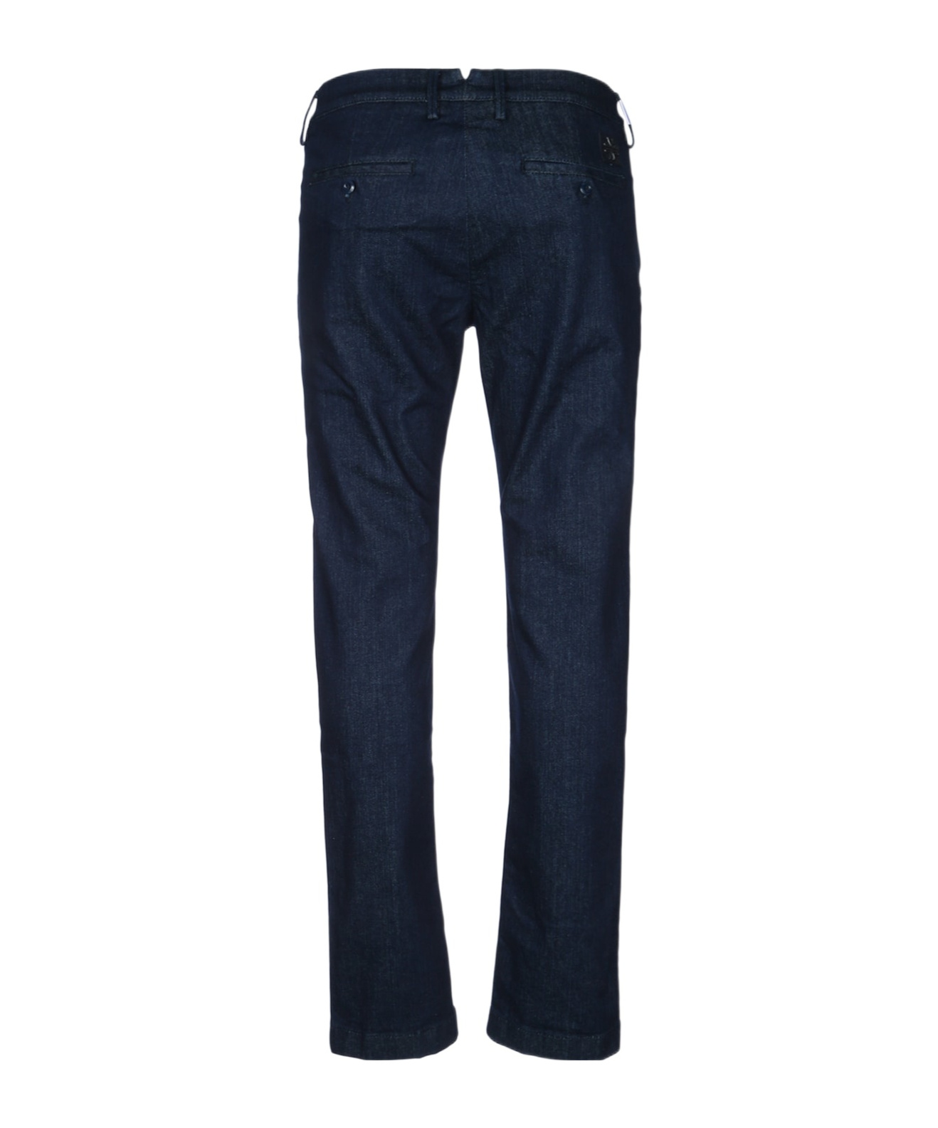 Jacob Cohen Logo-tag Trousers In Black