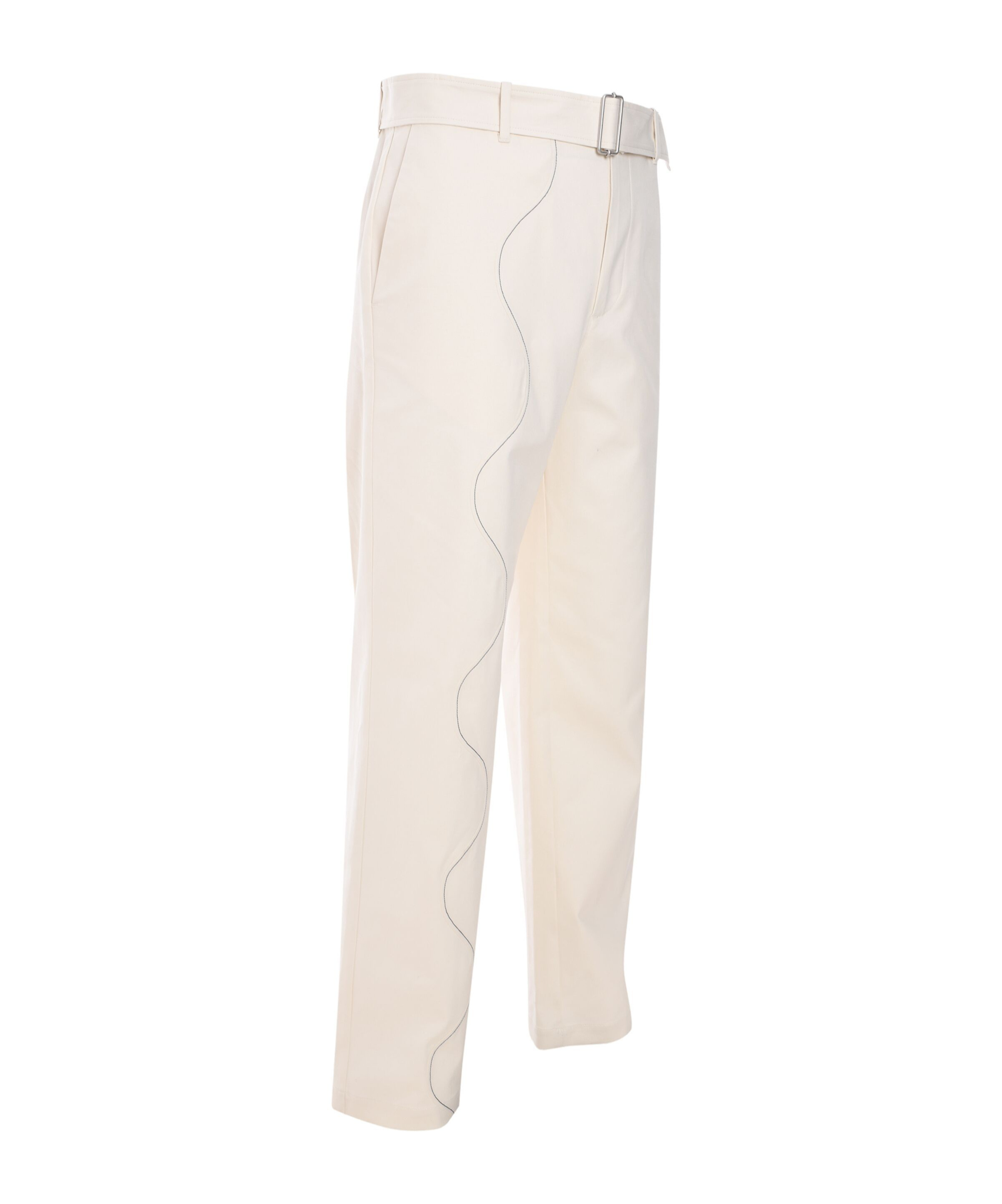 Msgm Straight-leg Trousers In White