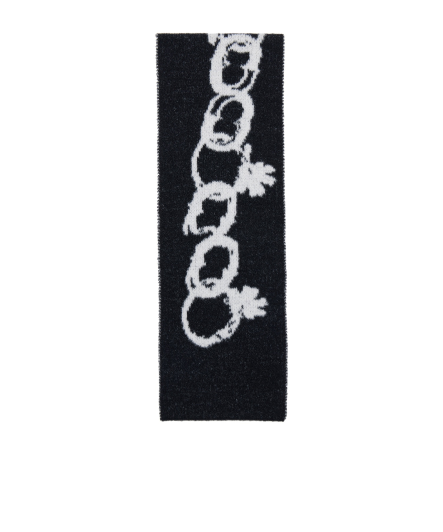 Chopova Lowena Chain Link Scarf In Black