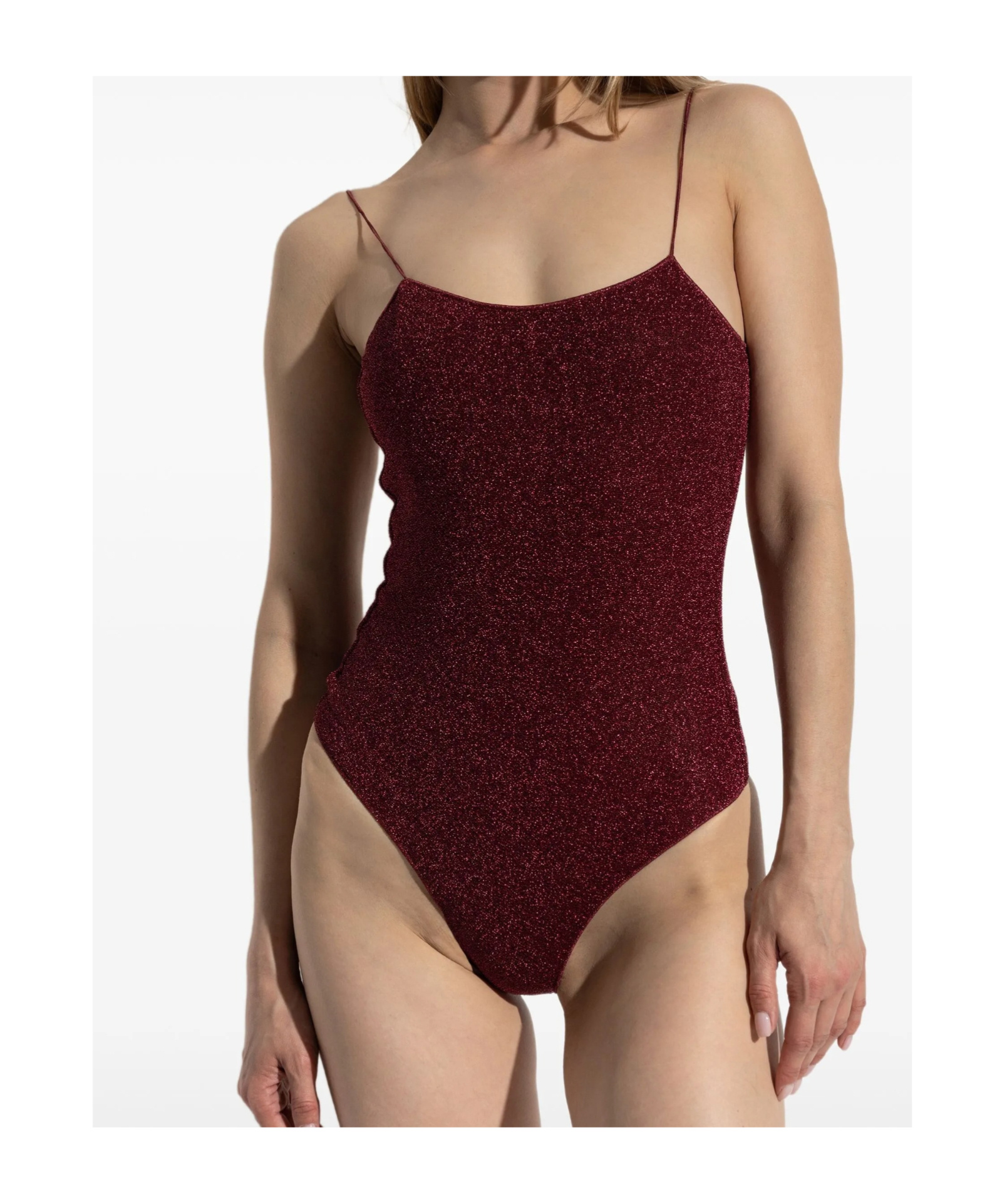 Oseree Spaghetti Strap One-piece Swimsuit