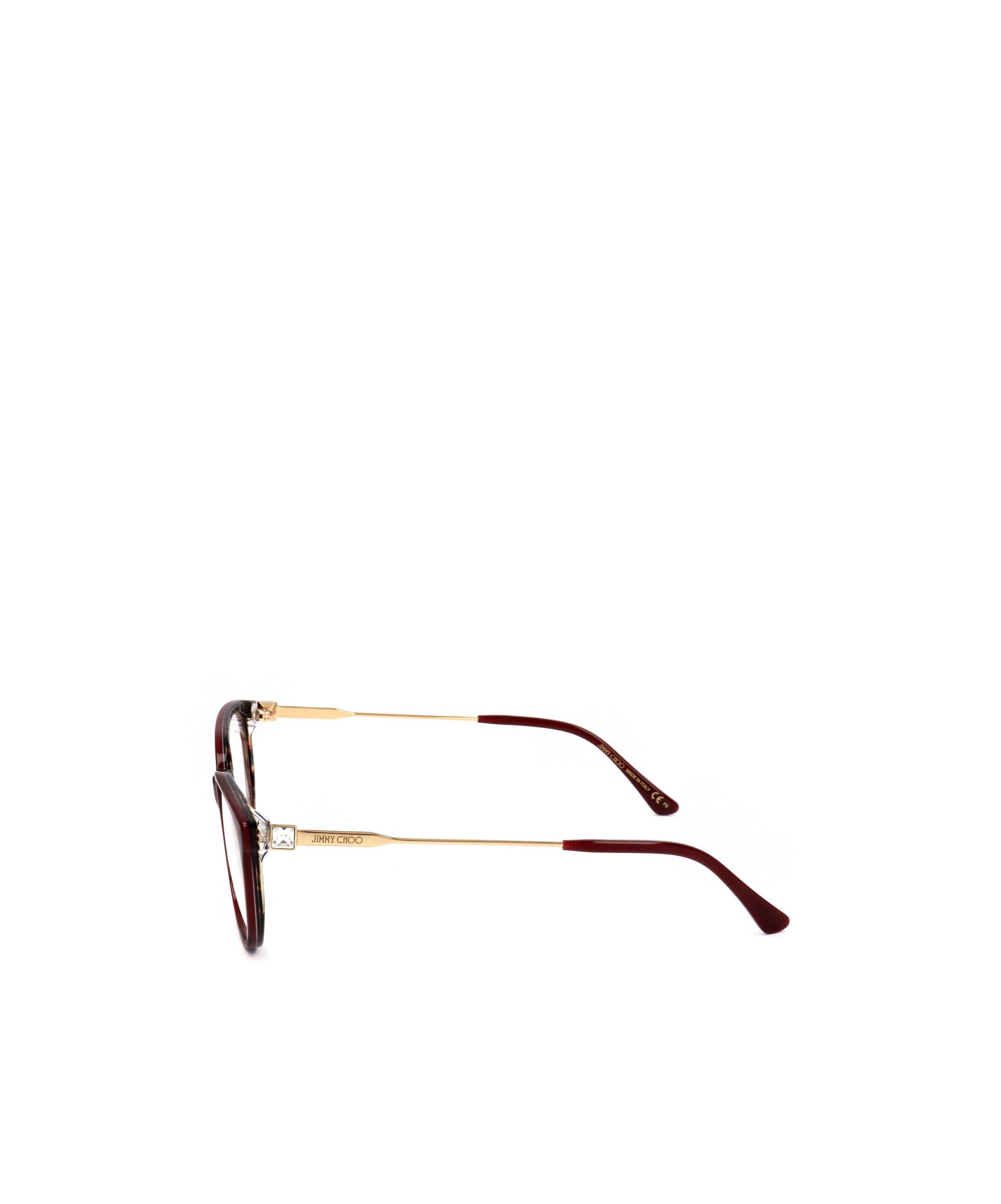 JIMMY CHOO JIMMY CHOO EYEWEAR RECTANGULAR FRAME GLASSES